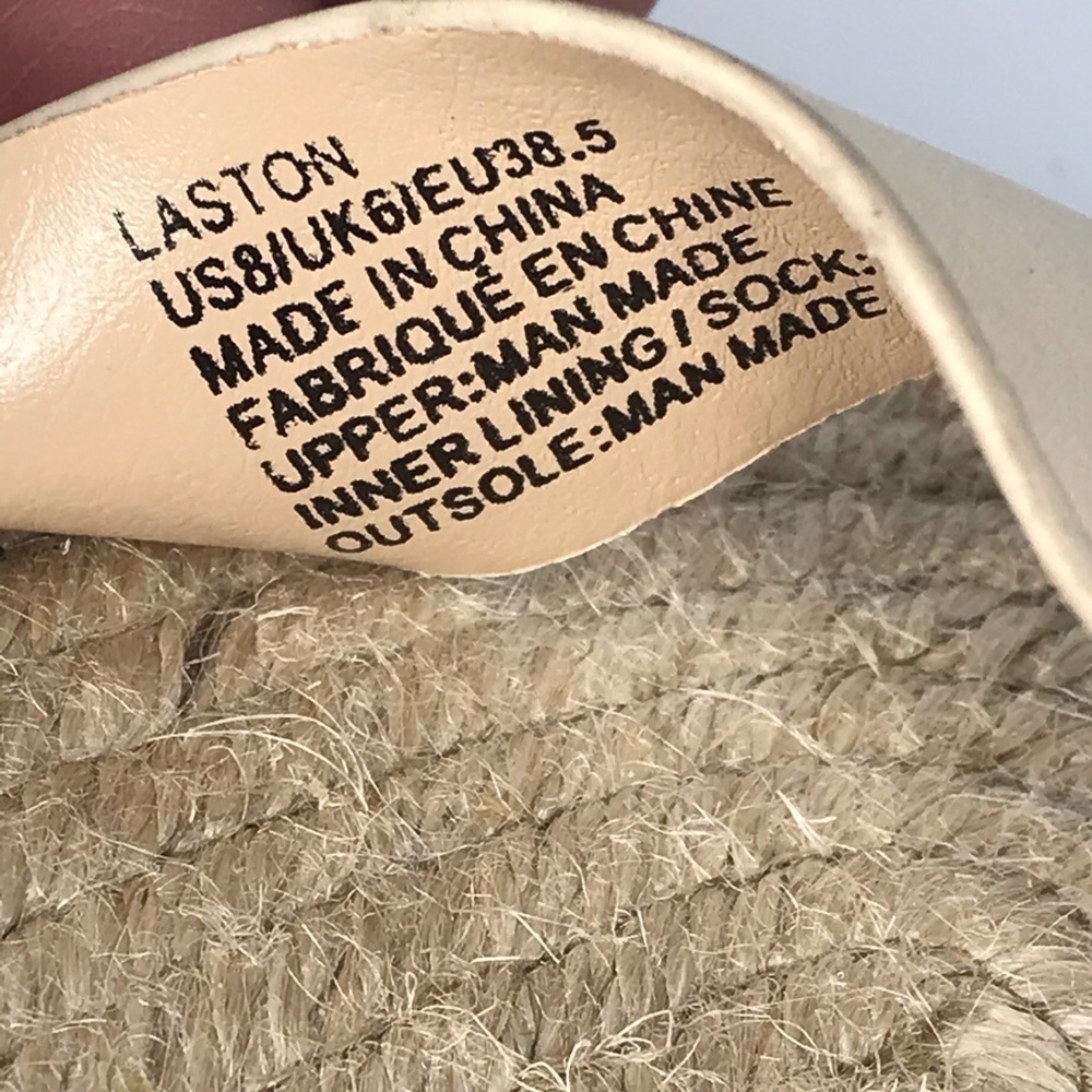 JustFab Laston Espadrille Flat Women's 8 Boho‎ Strap Ankle Sandal - Picture 13 of 16